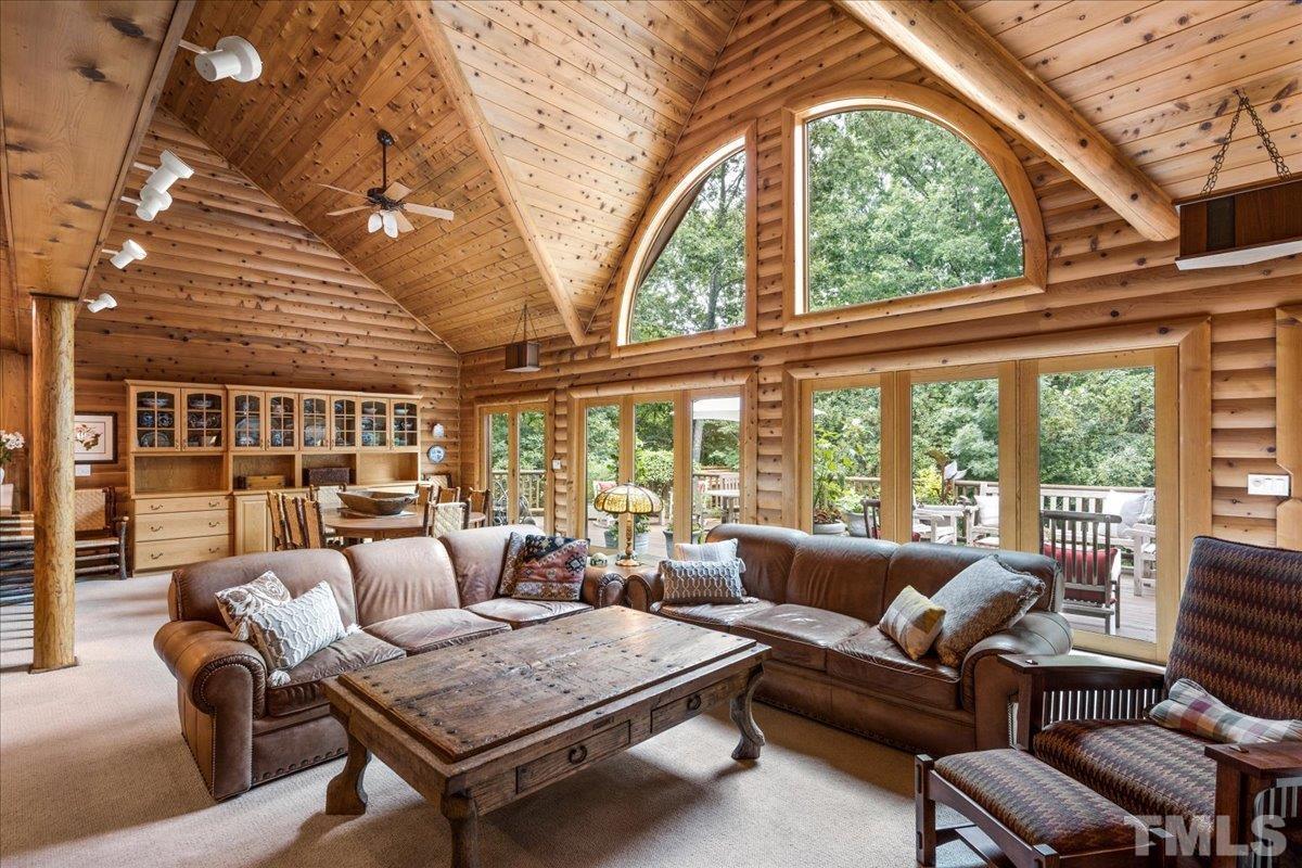 1625 Rougemont Road Rougemont, NC 27572 - Photo 10 of 30 a living room with furniture and a large window