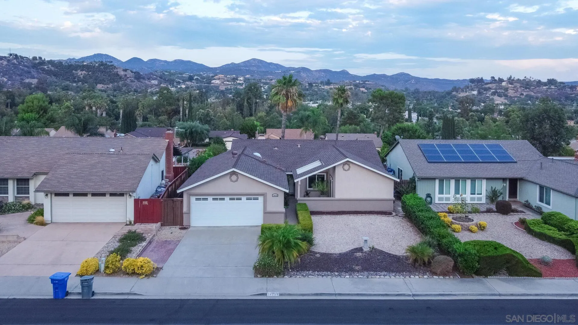 14039 Hermosillo Way Poway, CA 92064 - Photo 26 of 31 an aerial view of residential houses and outdoor space