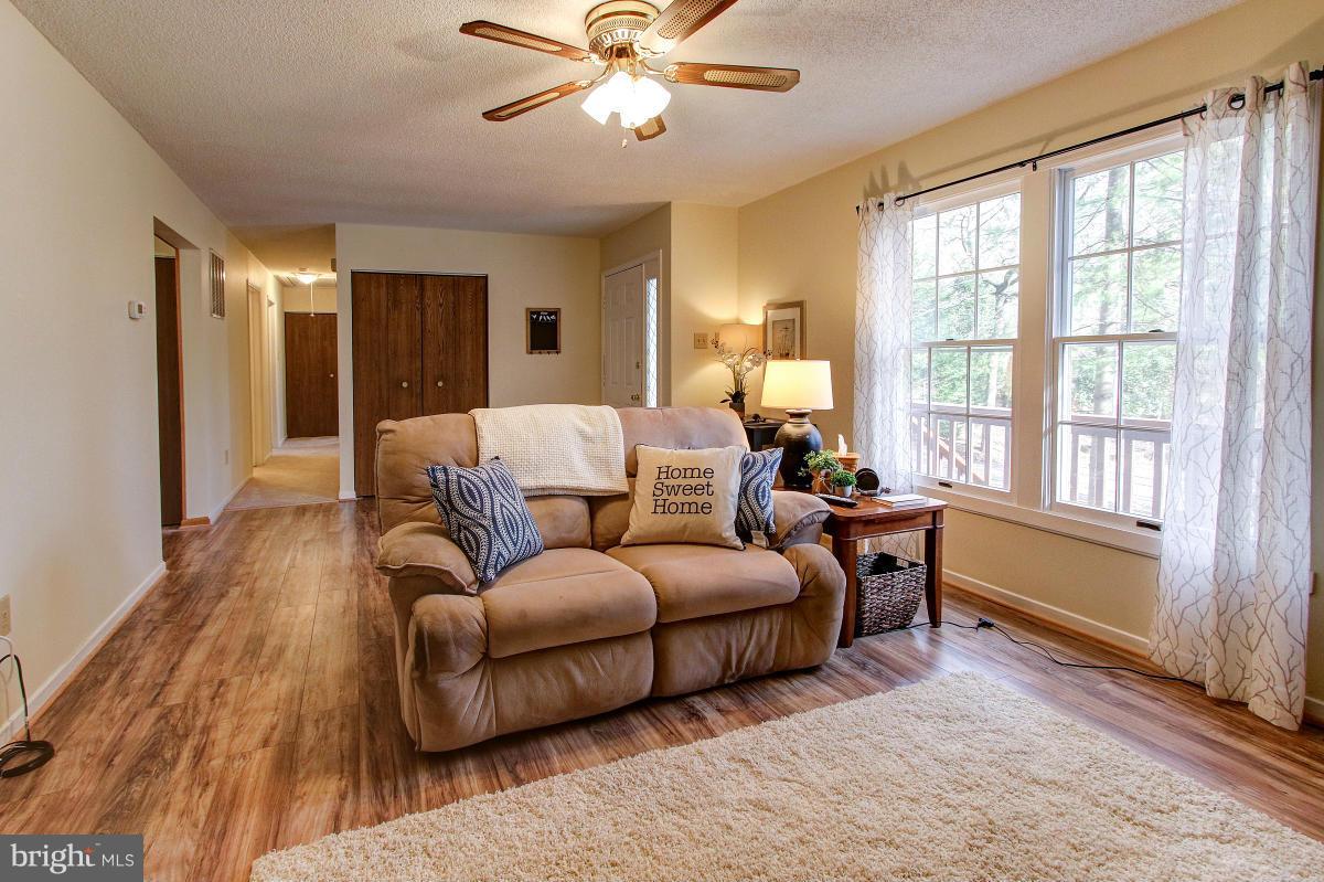 Ceiling Fan and Large Front Hall Closet
