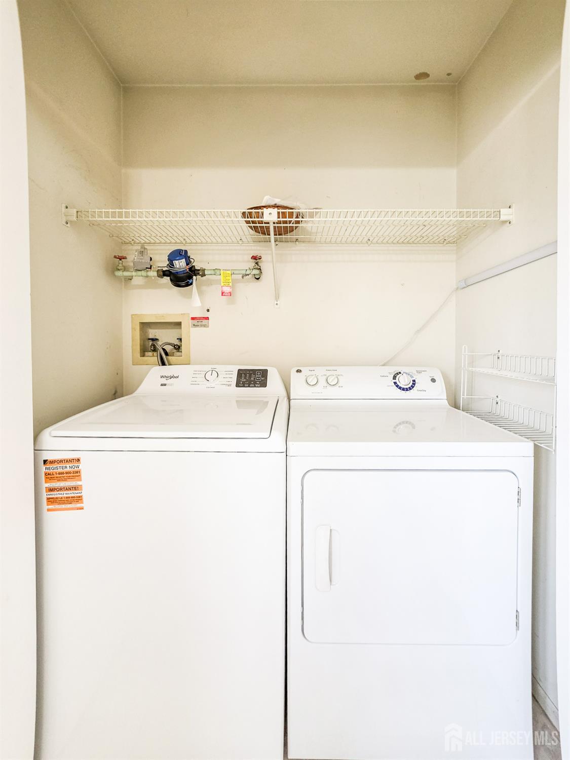 1 H Rutland Lane Monroe Township, NJ 08831 - Photo 9 of 26 a utility room with dryer and washer