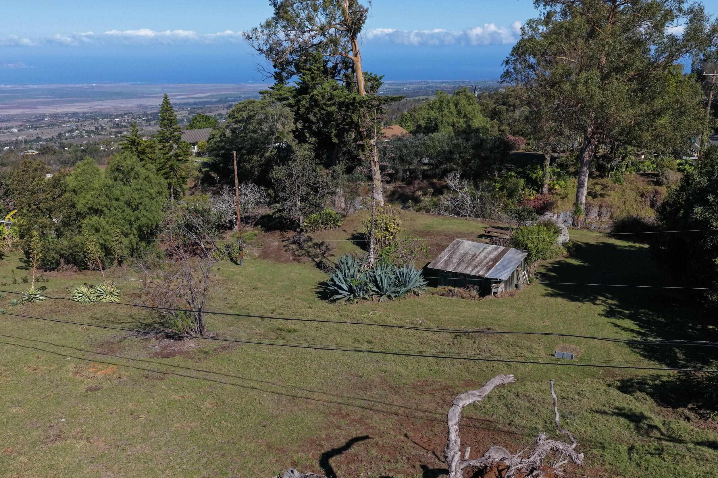 1575 Kamehameiki Road, Unit 1 Kula, HI 96790 - Photo 18 of 37 an aerial view of a house with a yard