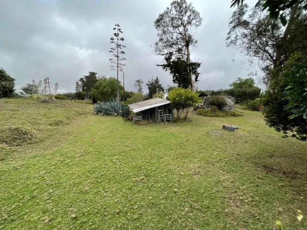 a view of a lake with houses