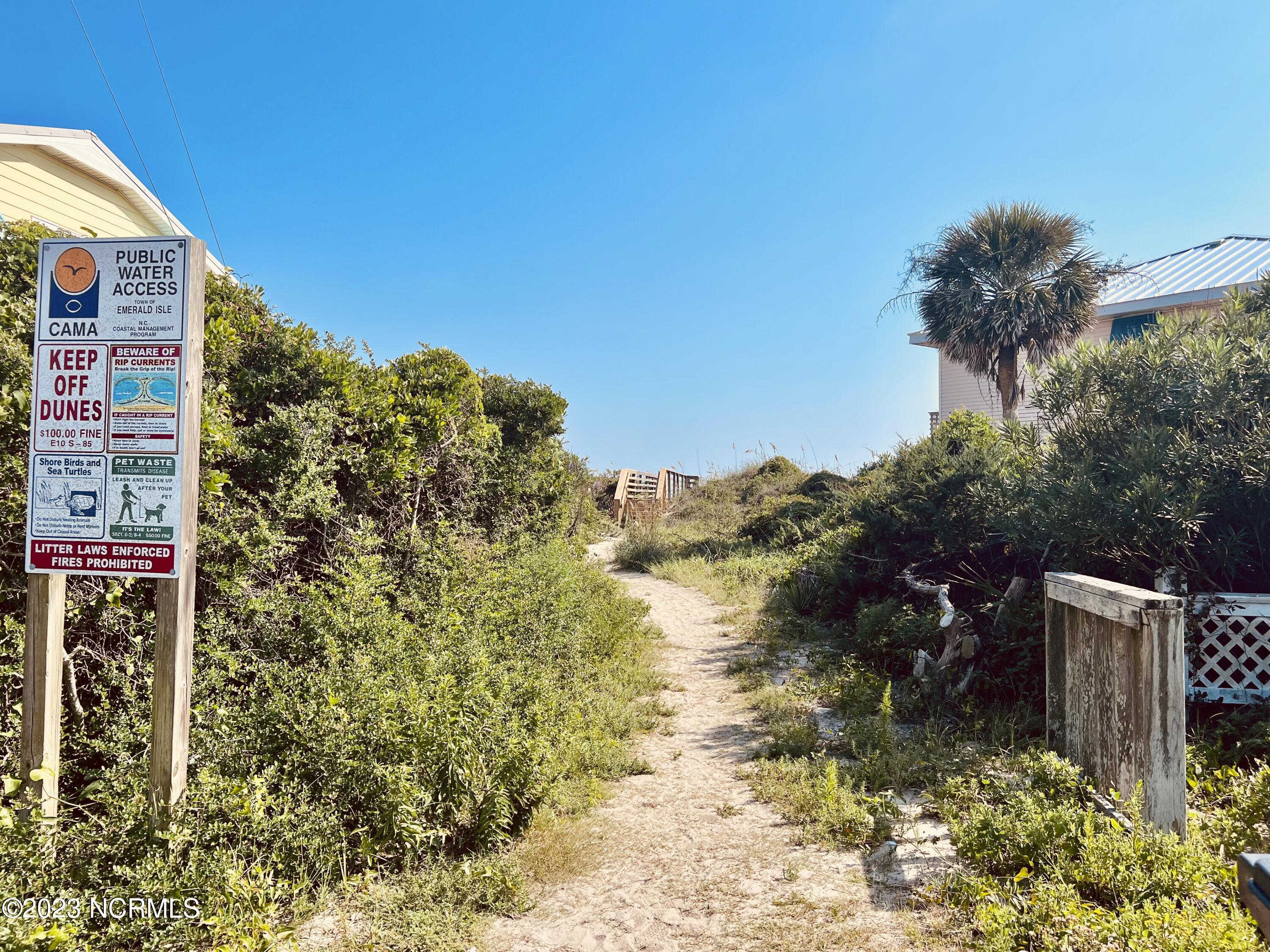 101 24th Street Emerald Isle, NC 28594 - Photo 36 of 47 BEACH ACCESS
