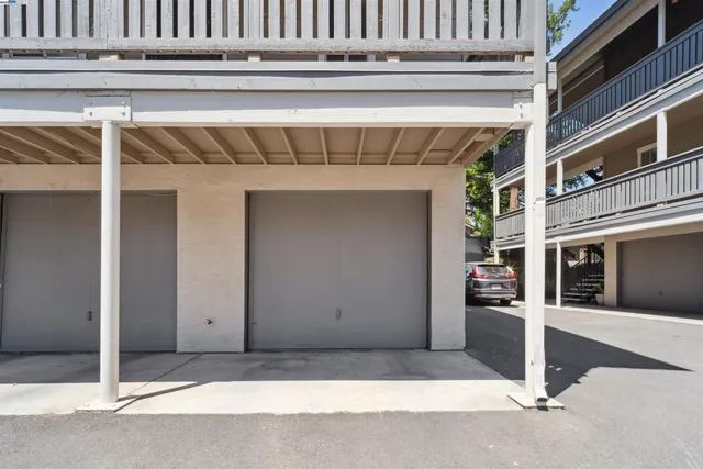 a view of a bike garage