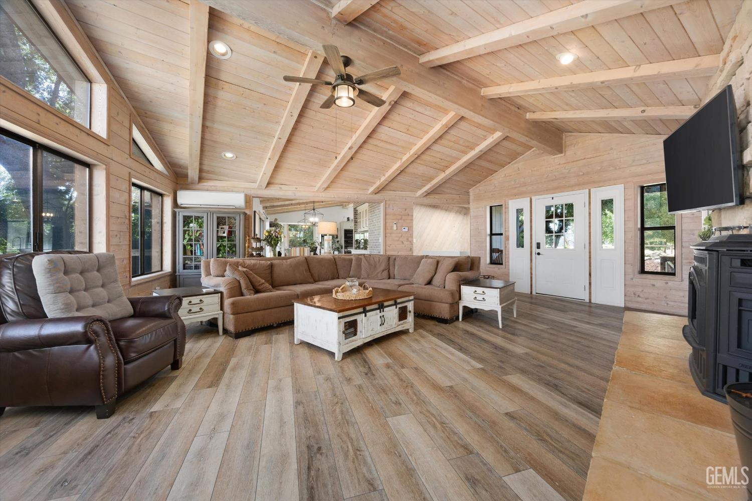 Undisclosed Address Tehachapi, CA 93561 - Photo 12 of 62 a living room with furniture and a wooden floor