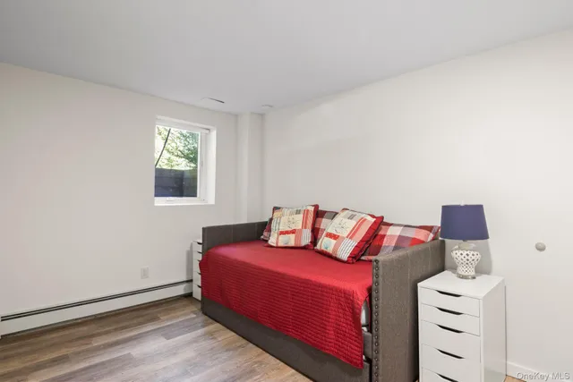 a kitchen with stainless steel appliances a stove a refrigerator and cabinets