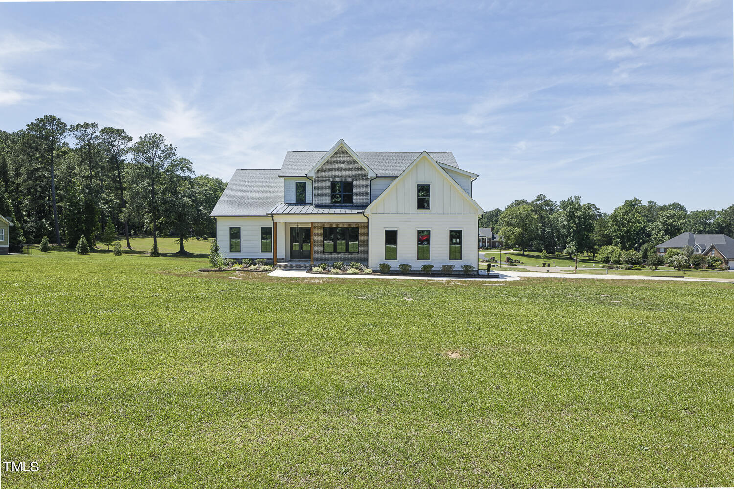 593 Pope Lake Road Angier, NC 27501 - Photo 46 of 48 a front view of a house with a yard