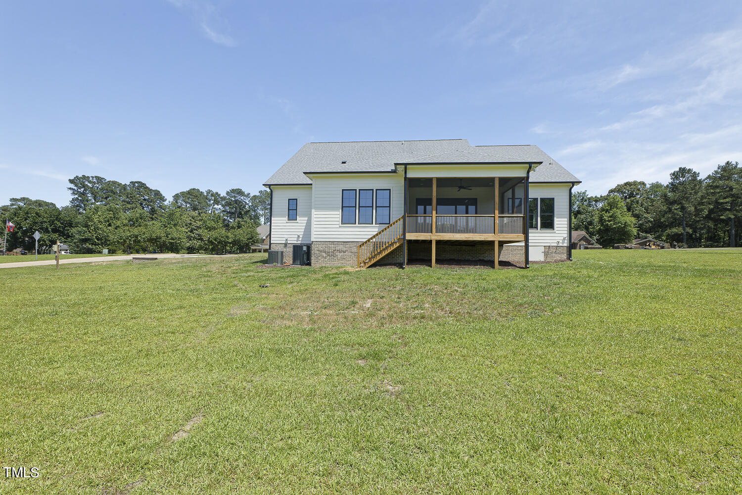593 Pope Lake Road Angier, NC 27501 - Photo 48 of 48 a front view of a house with garden