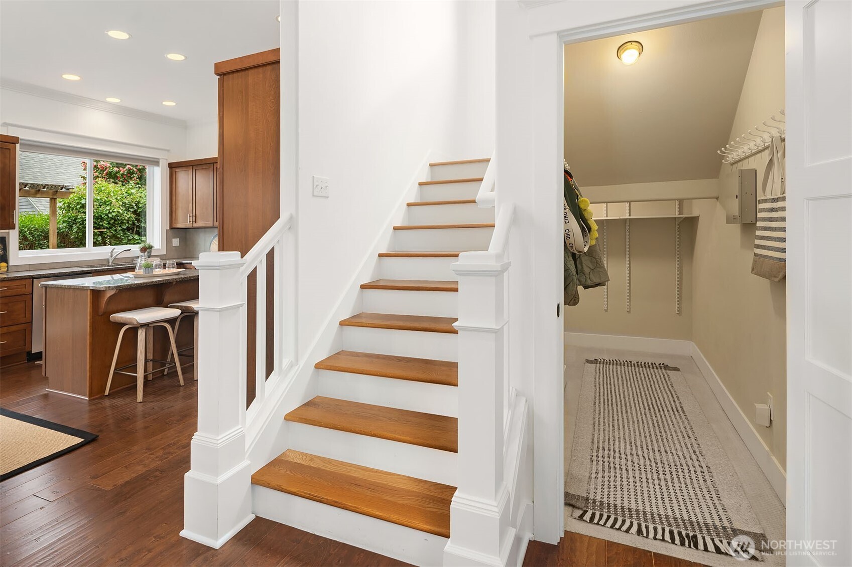 1520 37th Avenue Seattle, WA 98122 - Photo 19 of 35 a view of entryway and hall with wooden floor