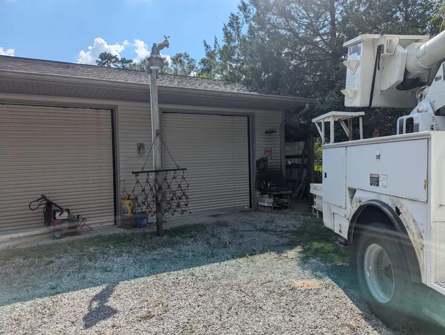 a view of a house with a porch
