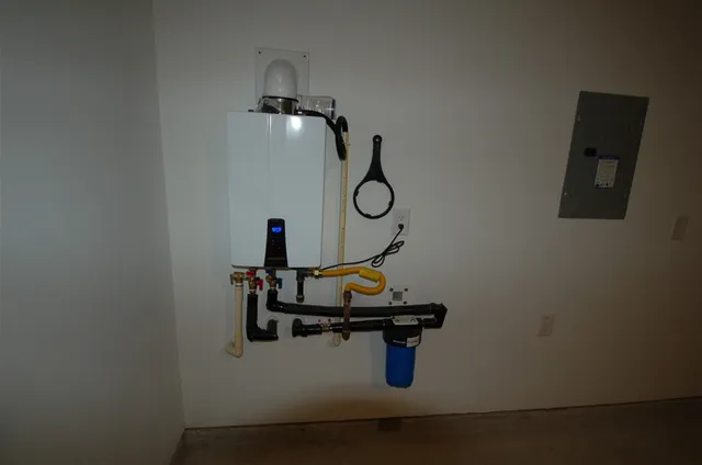 a view of storage and utility room with racks on the wall