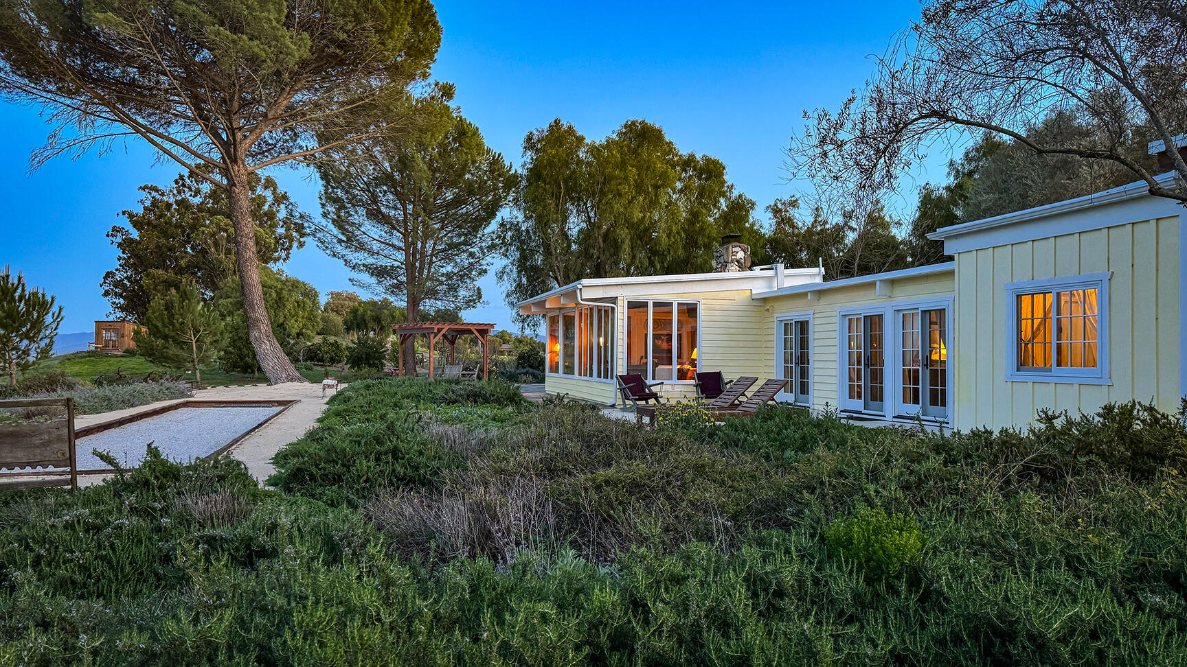 2852 Tapadero Road Solvang, CA 93463 - Photo 5 of 52 a view of backyard of house with green space