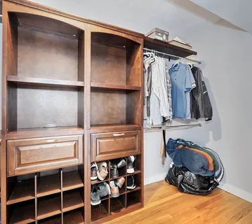 a view of storage and utility room