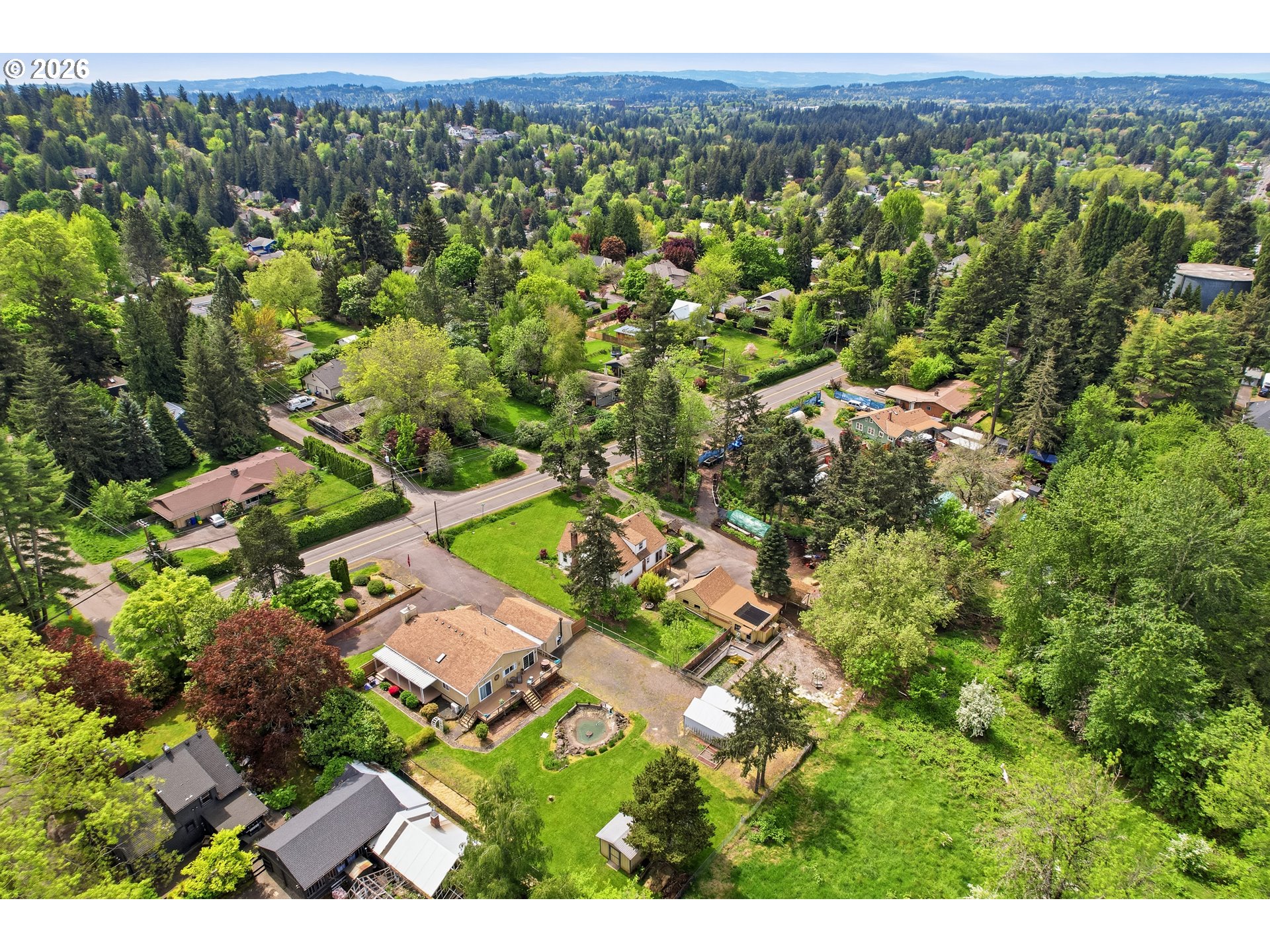 5833 Southwest Garden Home Road Portland, OR 97219 - Photo 42 of 43 Drone View/UAV