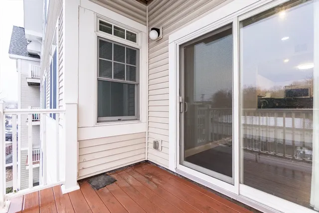 a view of front door and porch