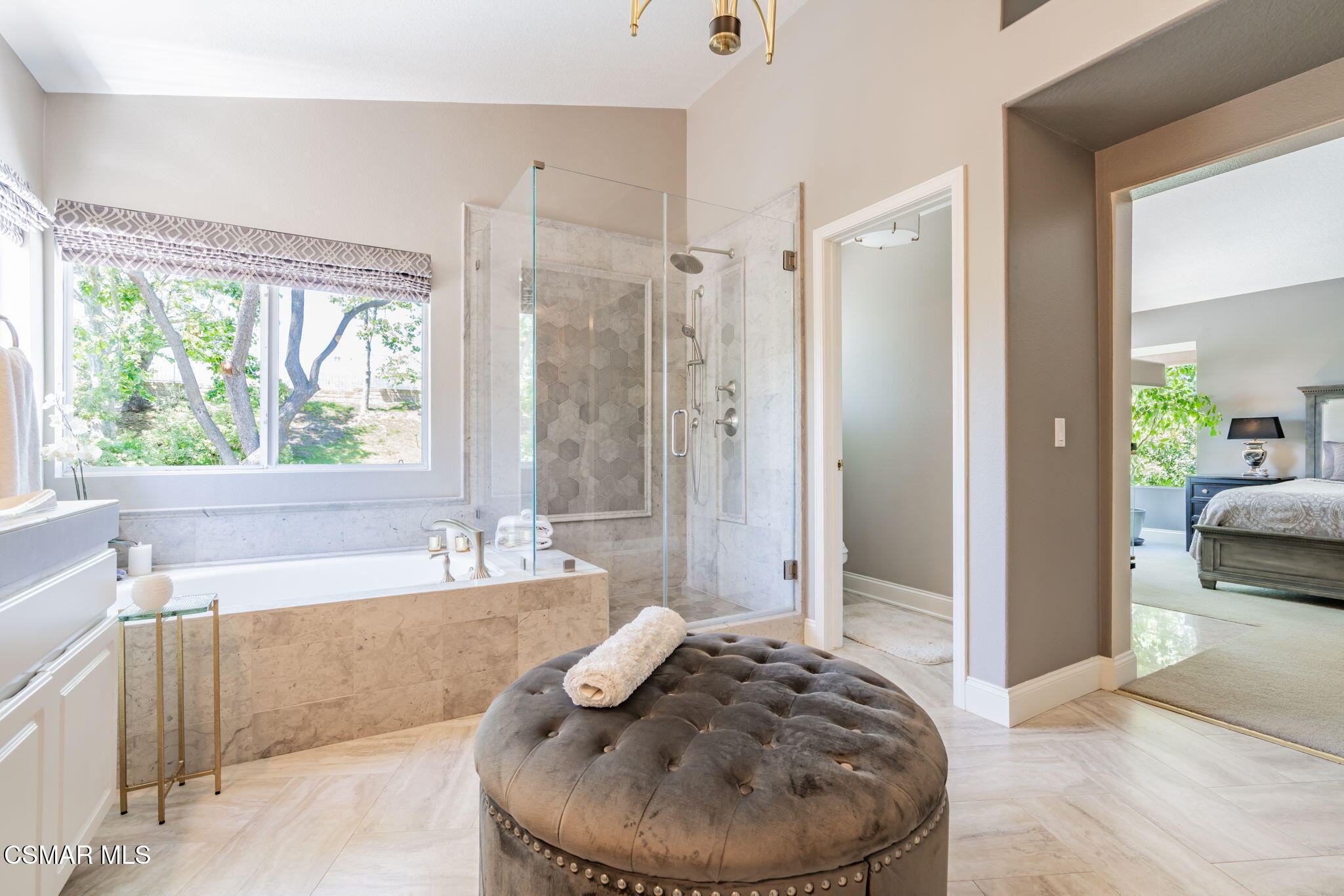 15591 Harte Lane Moorpark, CA 93021 - Photo 21 of 52 a bathroom with a tub and a sink