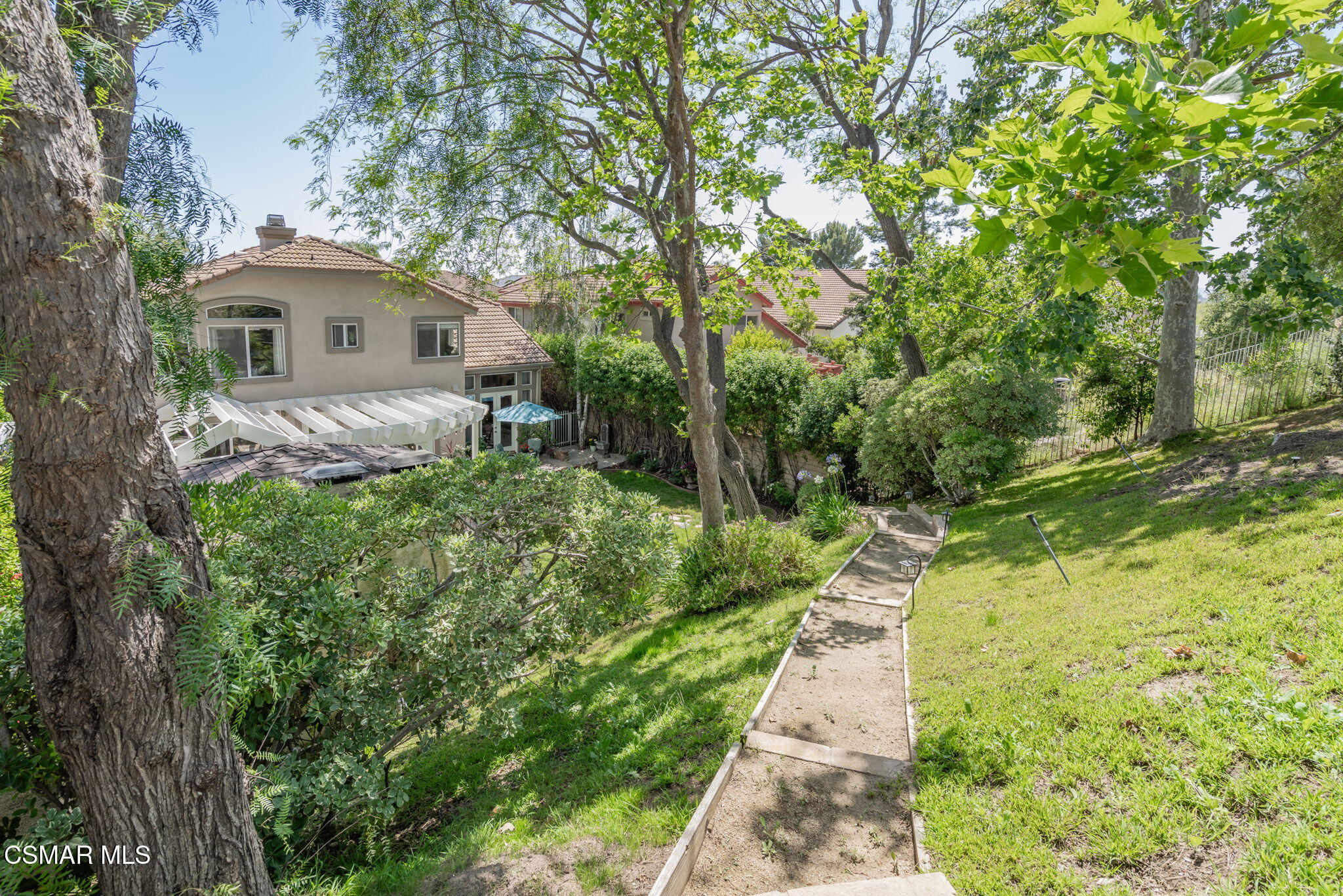 15591 Harte Lane Moorpark, CA 93021 - Photo 40 of 52 a backyard of a house with green space