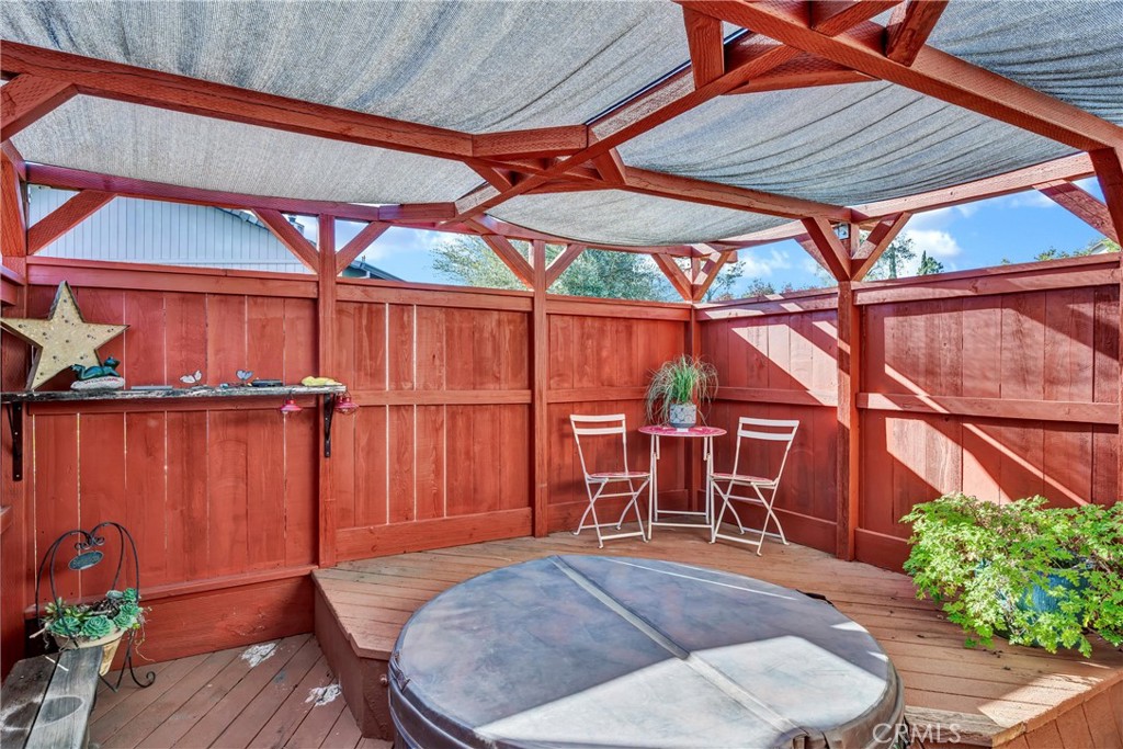 16593 Buckhorn Road Hidden Valley Lake, CA 95467 - Photo 21 of 27 Private hot tub area.