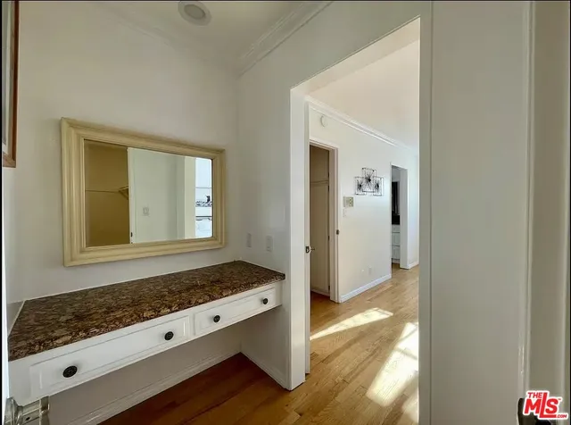 a view of kitchen island