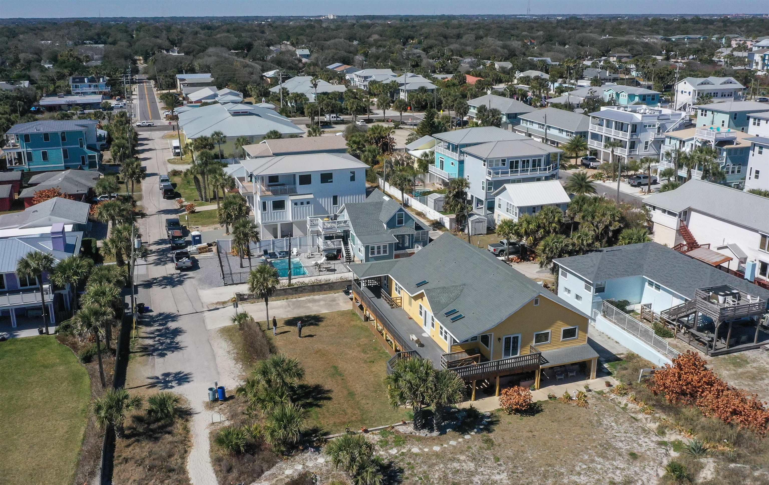 2 11th Street St. Augustine Beach, FL 32080 - Photo 11 of 72 Aerial view of residential area
