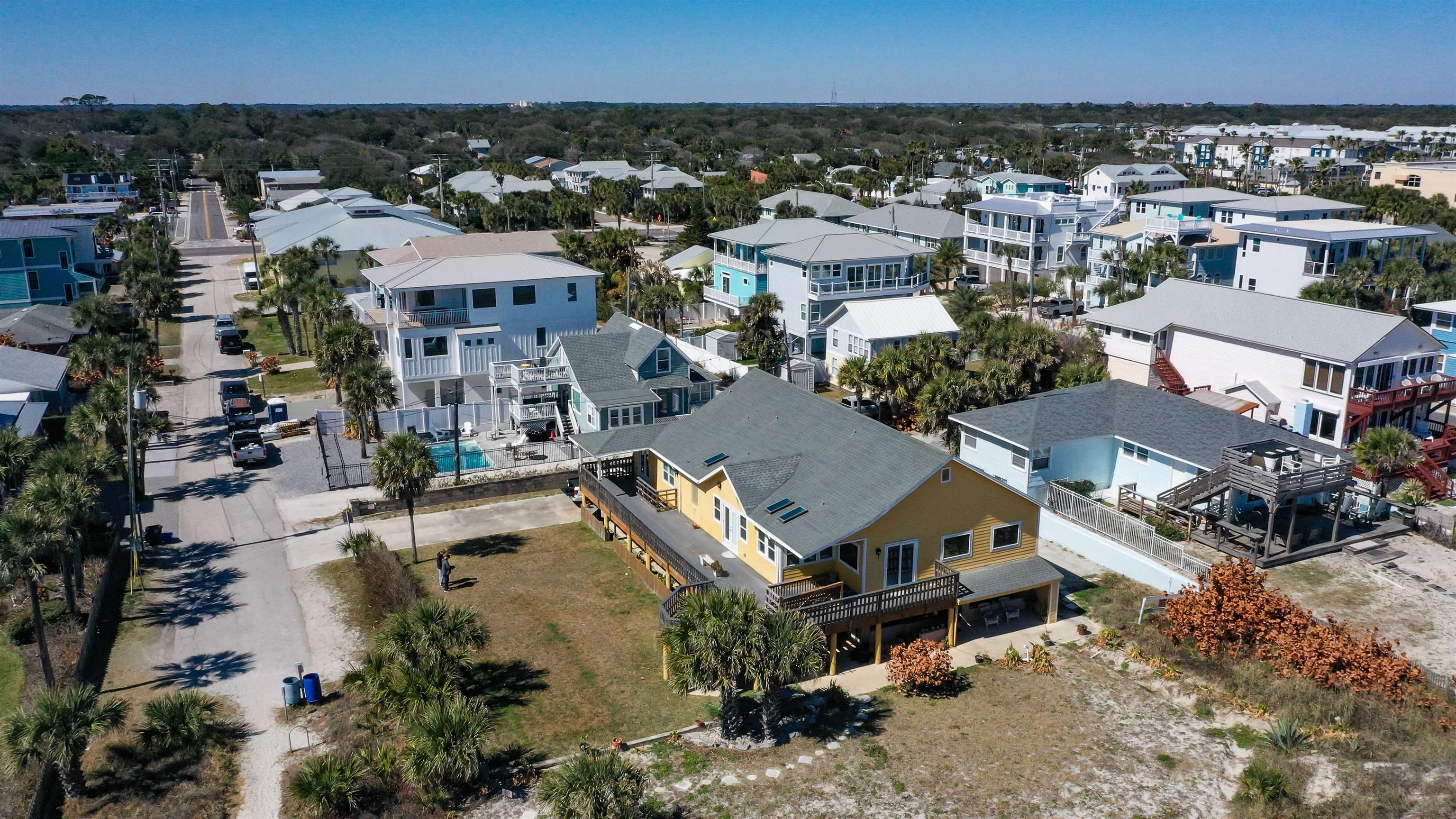 2 11th Street St. Augustine Beach, FL 32080 - Photo 20 of 72 Aerial view of residential area