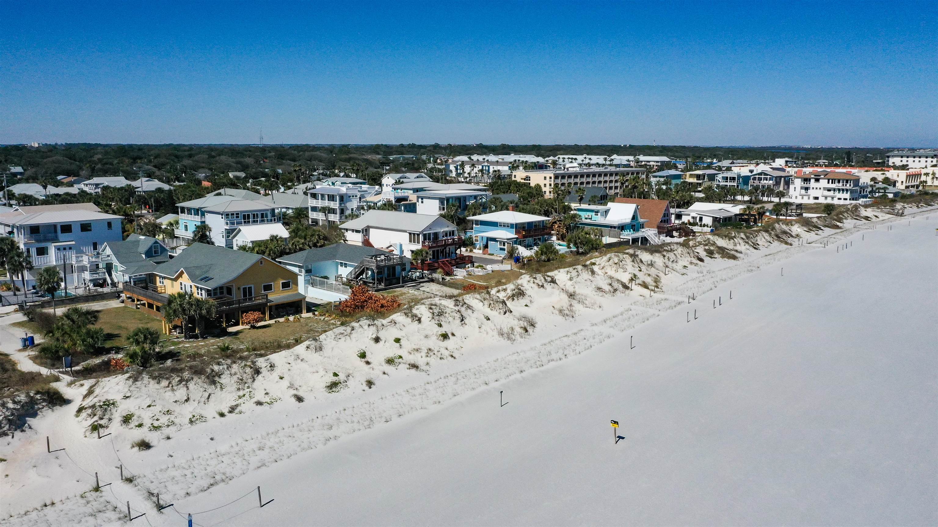 2 11th Street St. Augustine Beach, FL 32080 - Photo 21 of 72 an aerial view of a city