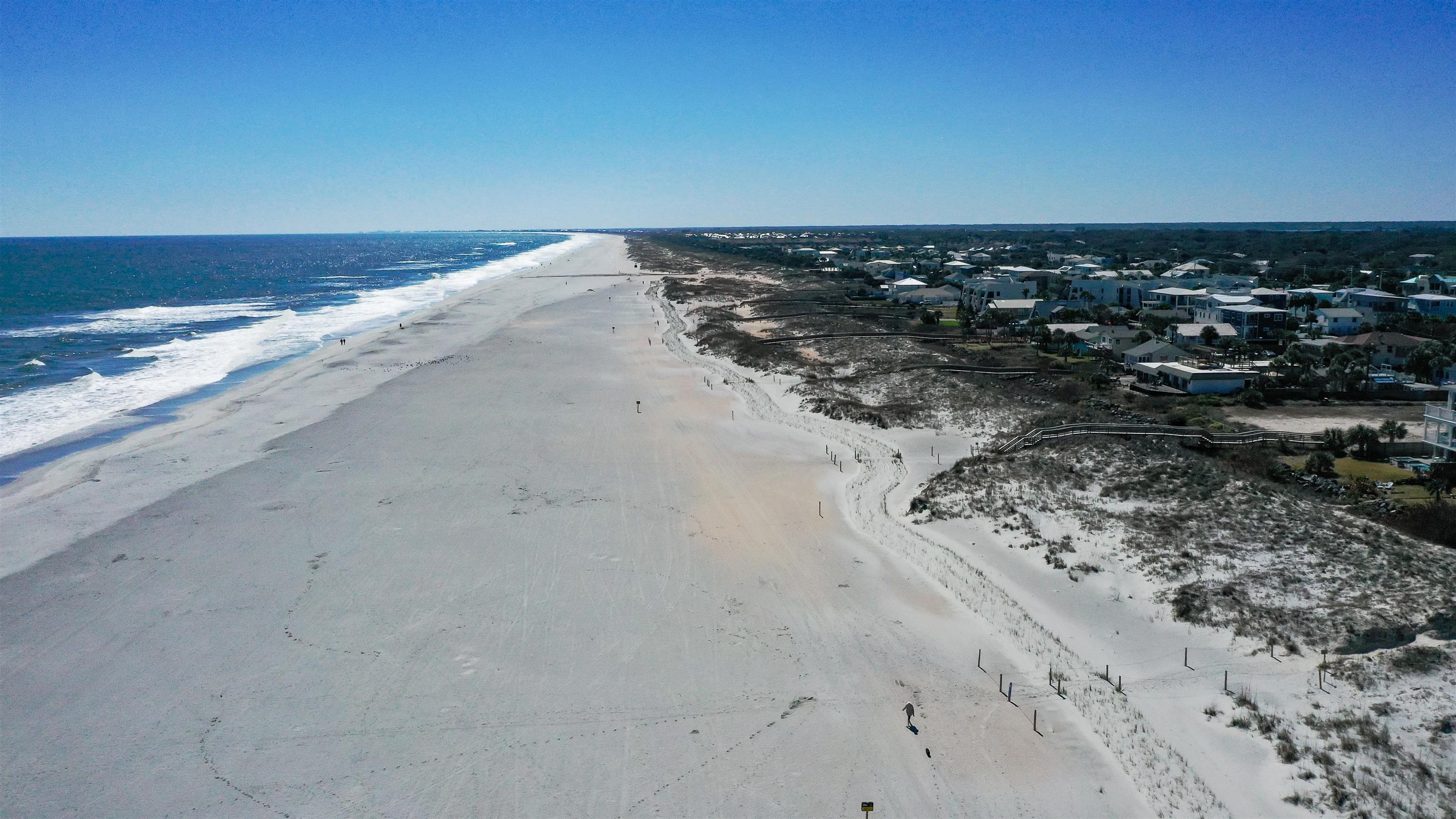 2 11th Street St. Augustine Beach, FL 32080 - Photo 22 of 72 Bird's eye view of expansive beach