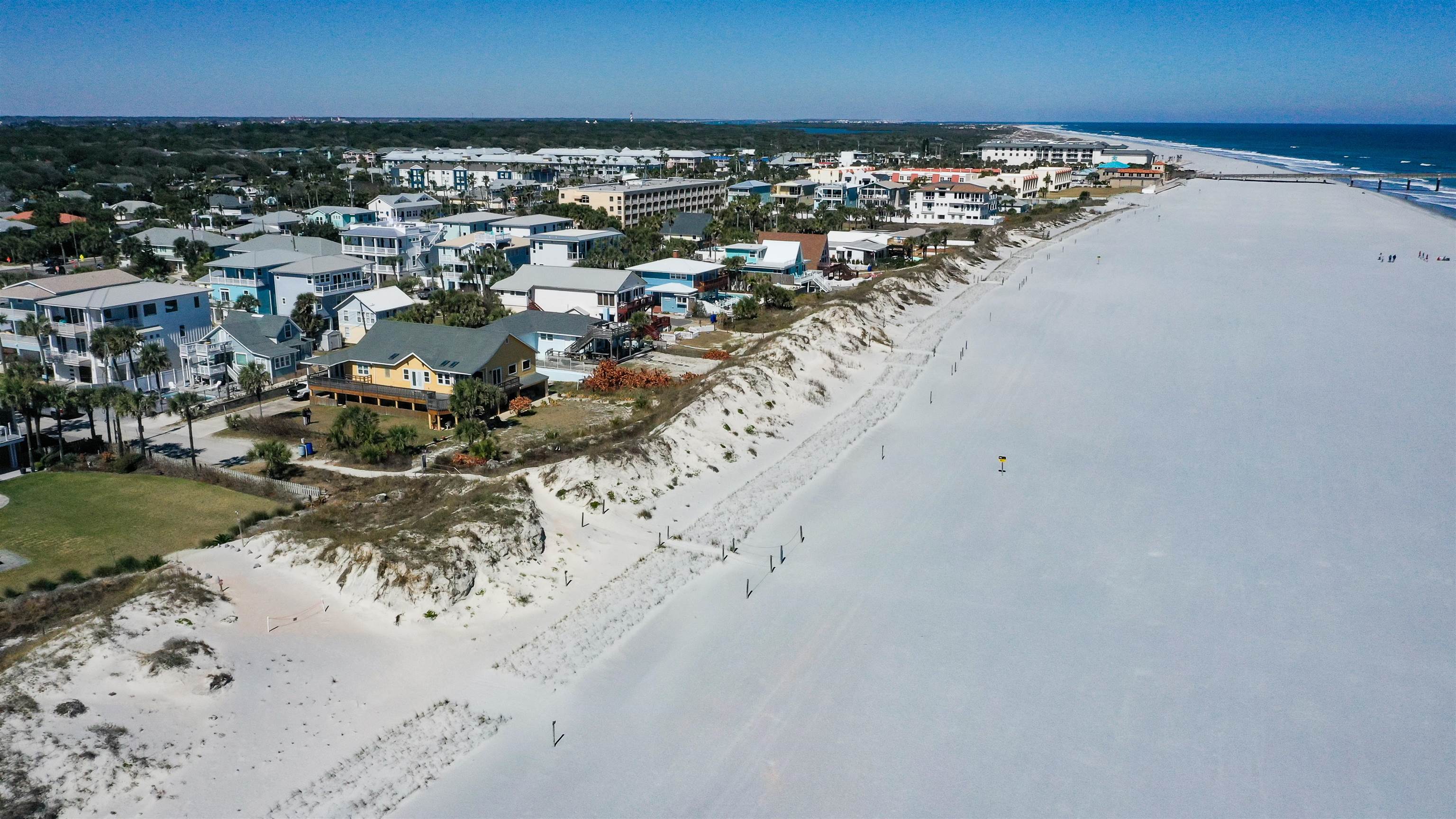 2 11th Street St. Augustine Beach, FL 32080 - Photo 25 of 72 Drone / aerial view of extended coastline