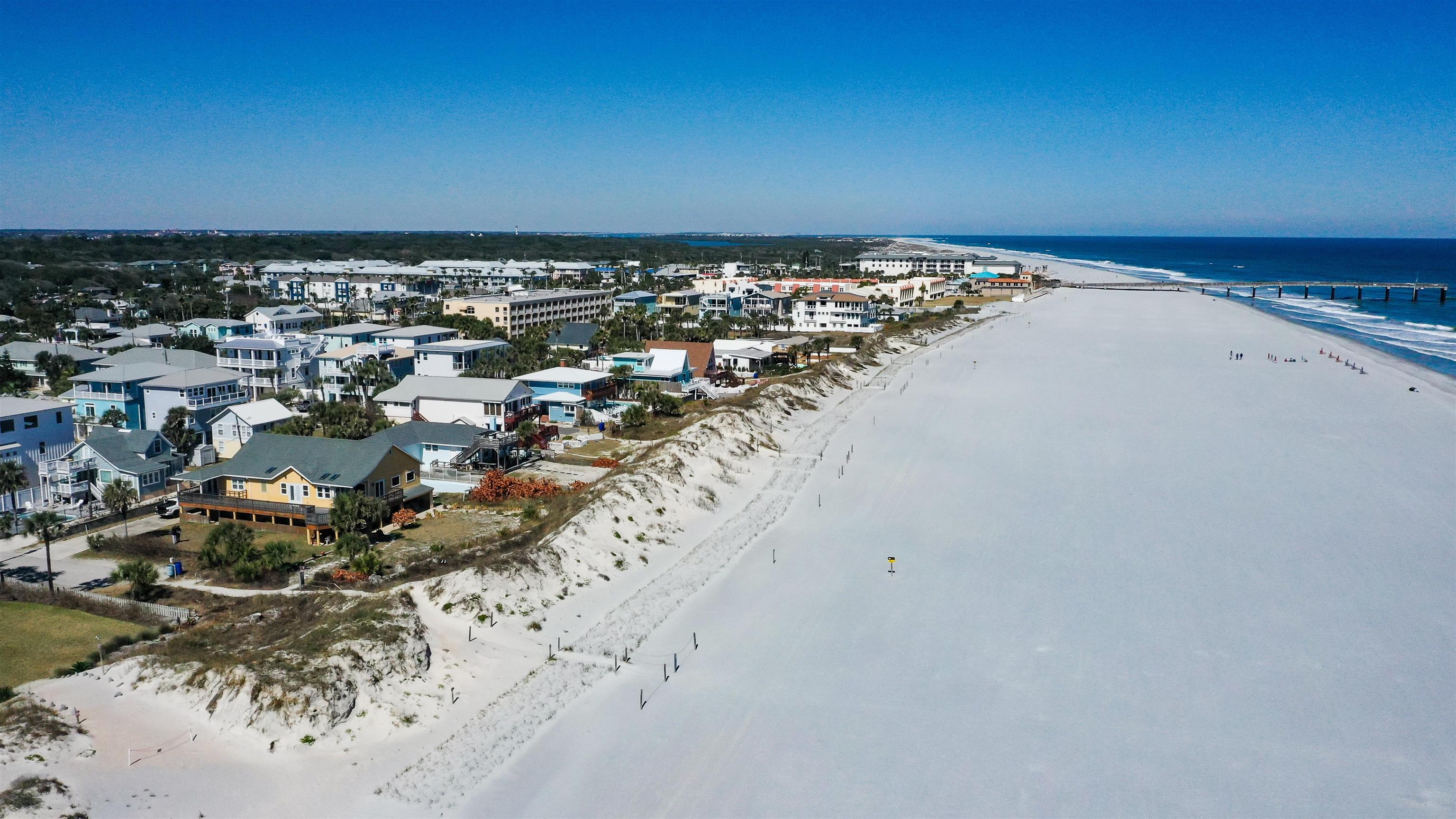 2 11th Street St. Augustine Beach, FL 32080 - Photo 26 of 72 Bird's eye view of expansive beach
