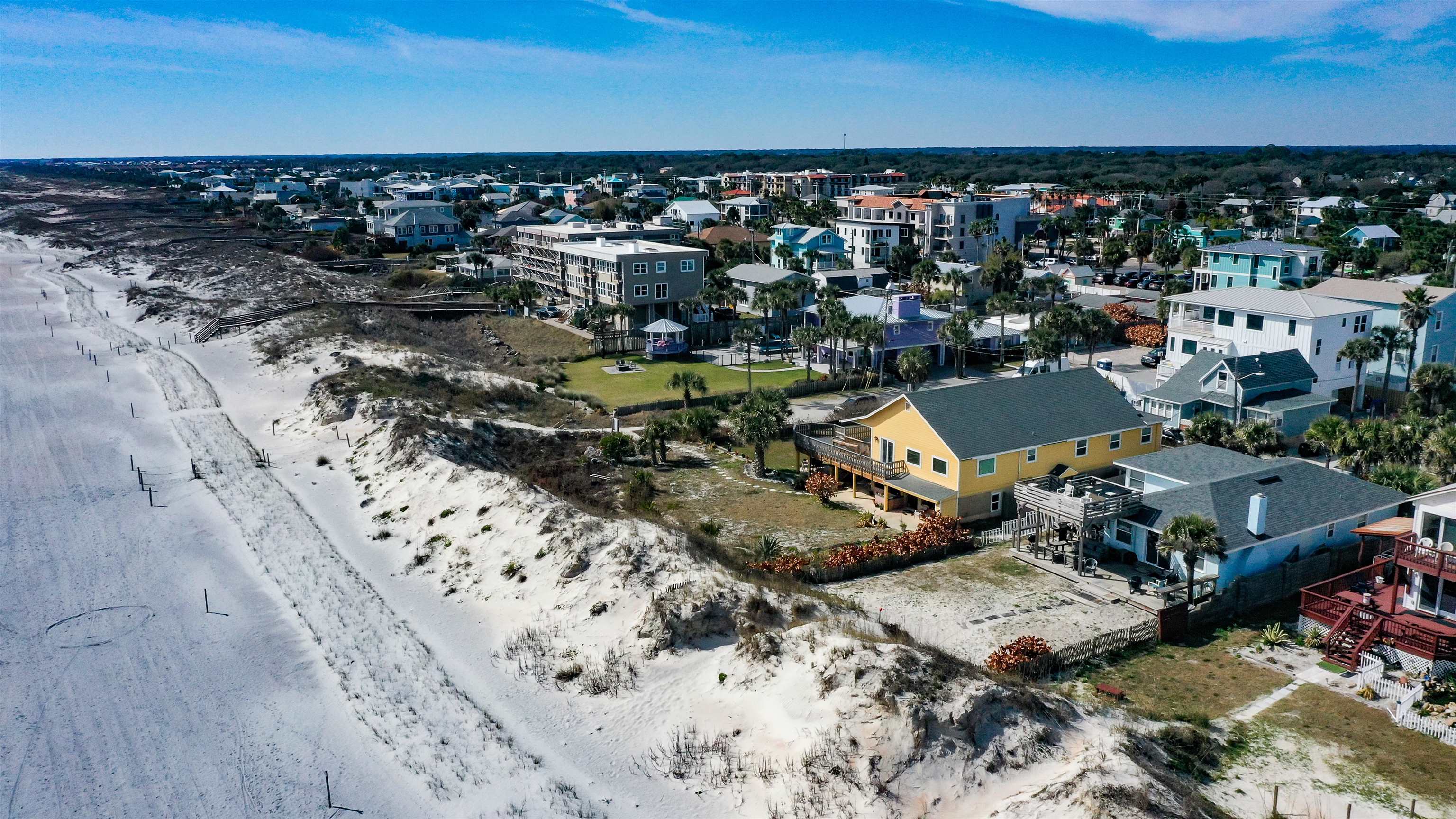 2 11th Street St. Augustine Beach, FL 32080 - Photo 32 of 72 Aerial view of residential area