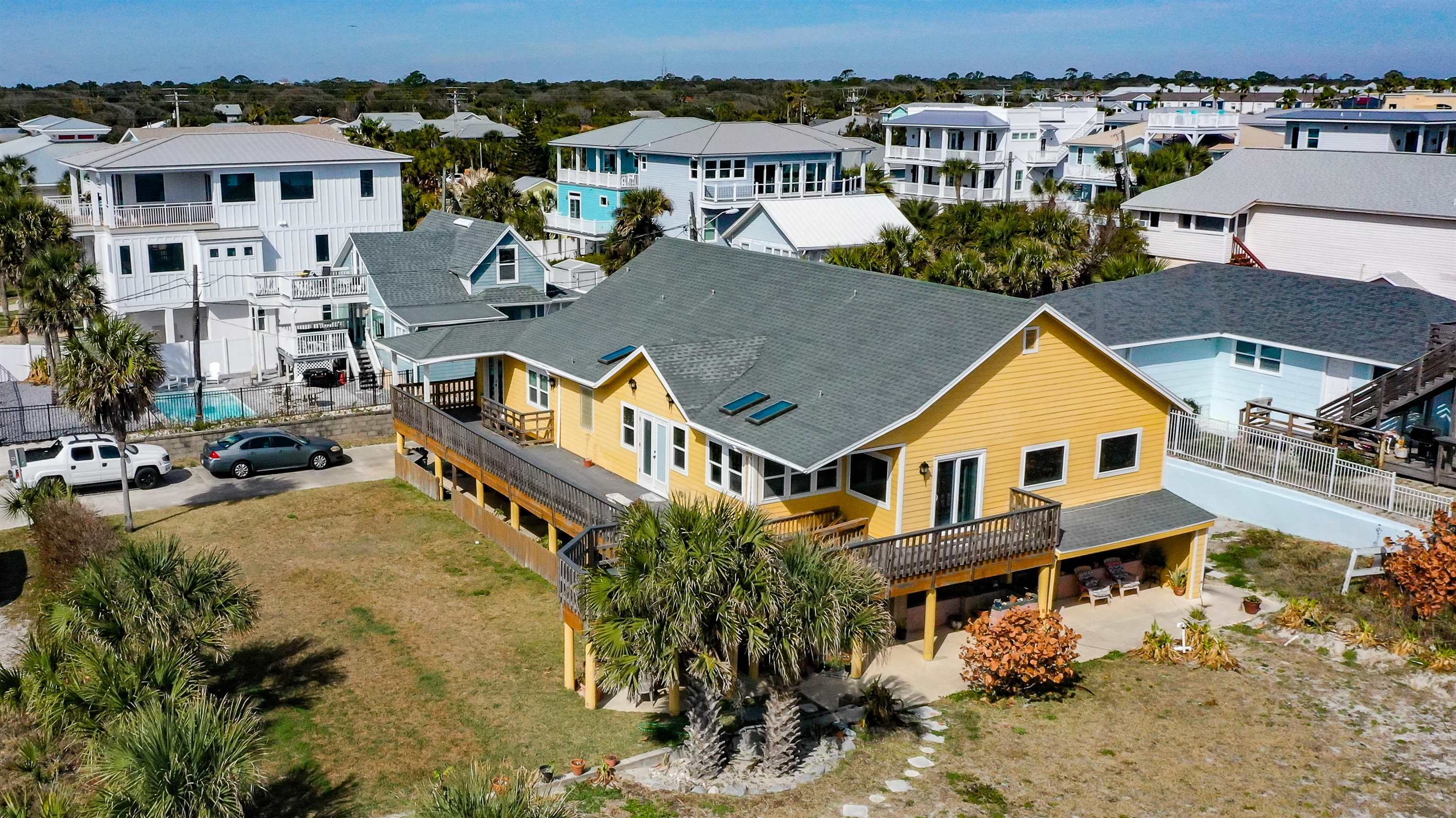 2 11th Street St. Augustine Beach, FL 32080 - Photo 38 of 72 Aerial view of residential area