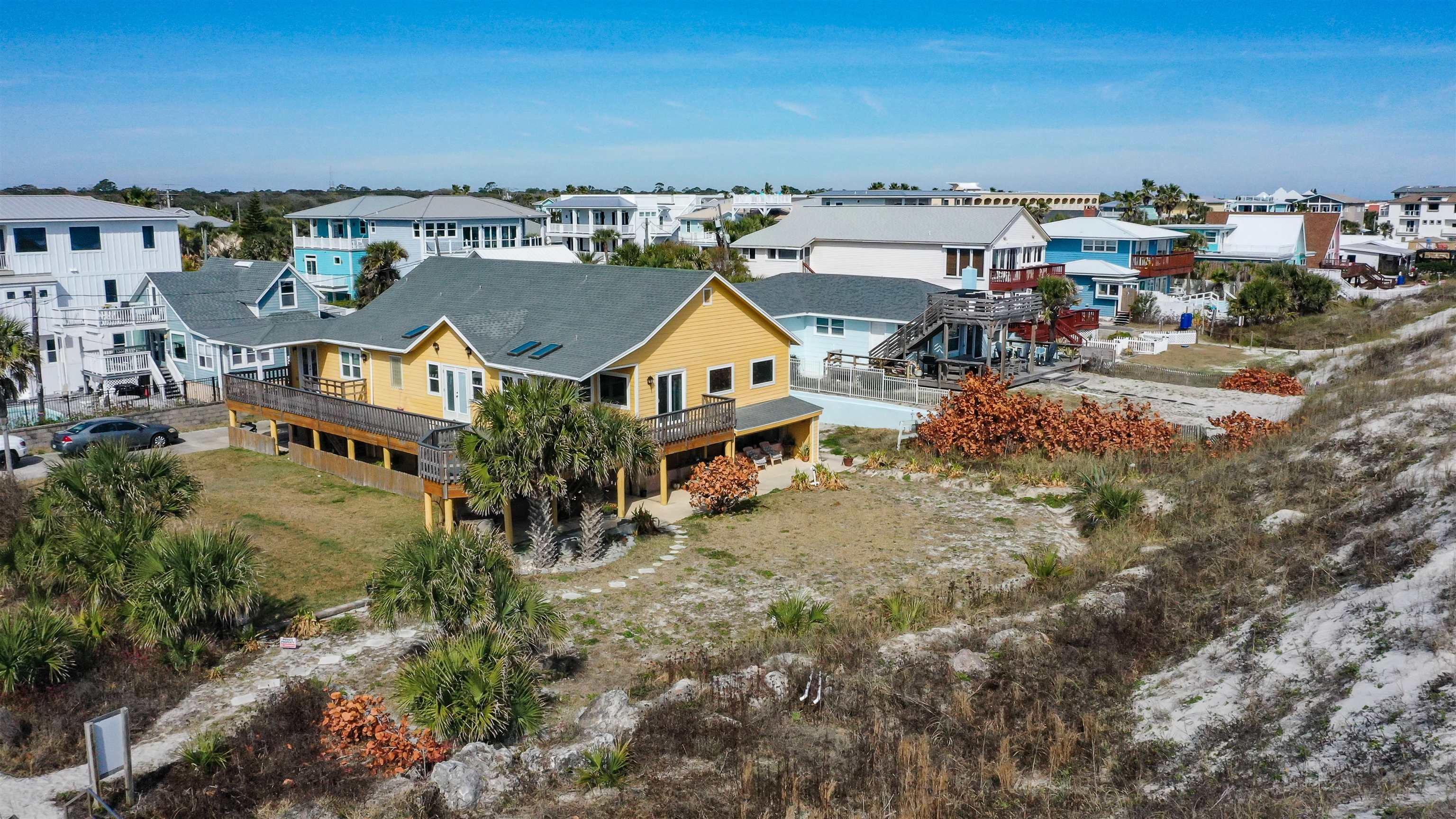 2 11th Street St. Augustine Beach, FL 32080 - Photo 41 of 72 Aerial view of residential area