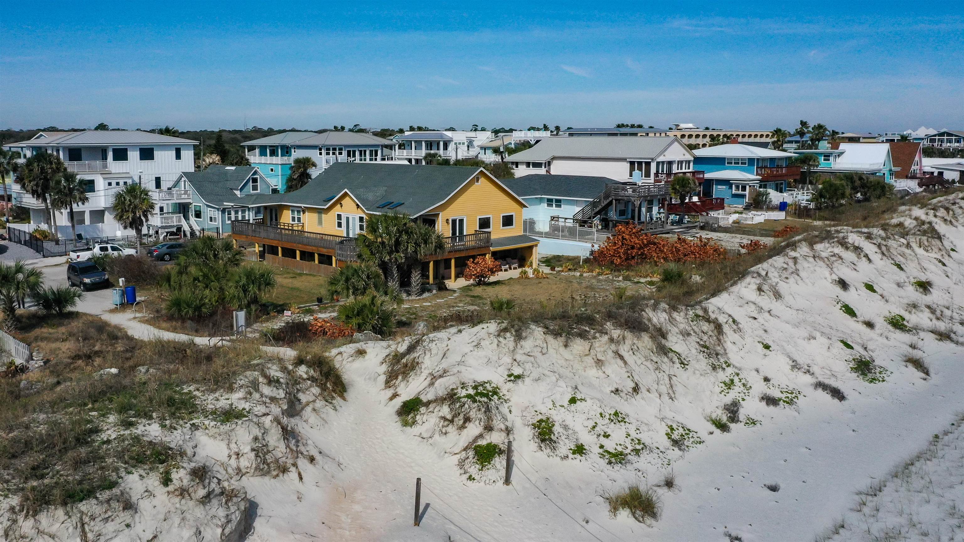2 11th Street St. Augustine Beach, FL 32080 - Photo 46 of 72 Aerial view of residential area