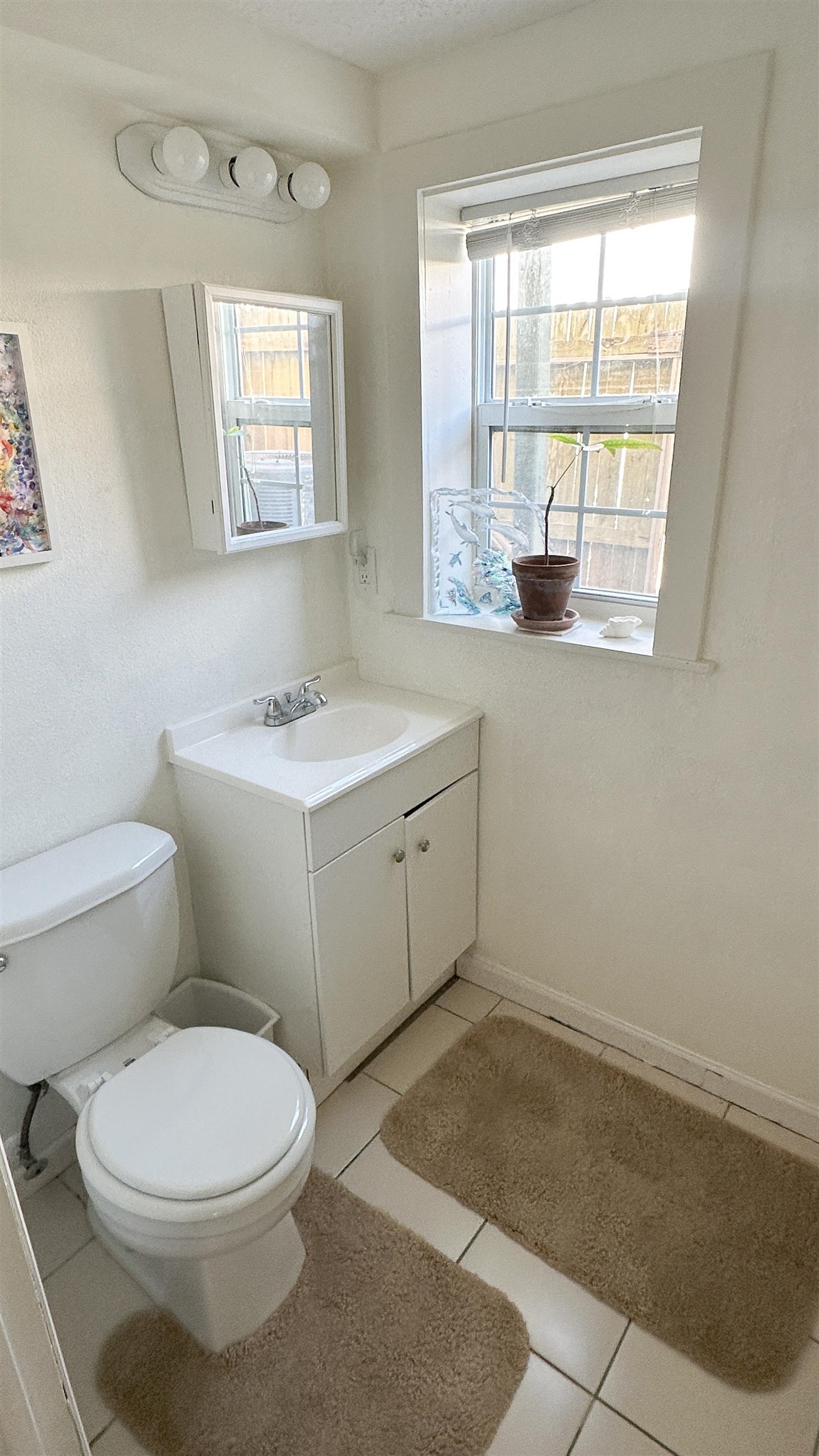 2 11th Street St. Augustine Beach, FL 32080 - Photo 67 of 72 Bathroom with vanity and light tile patterned flooring