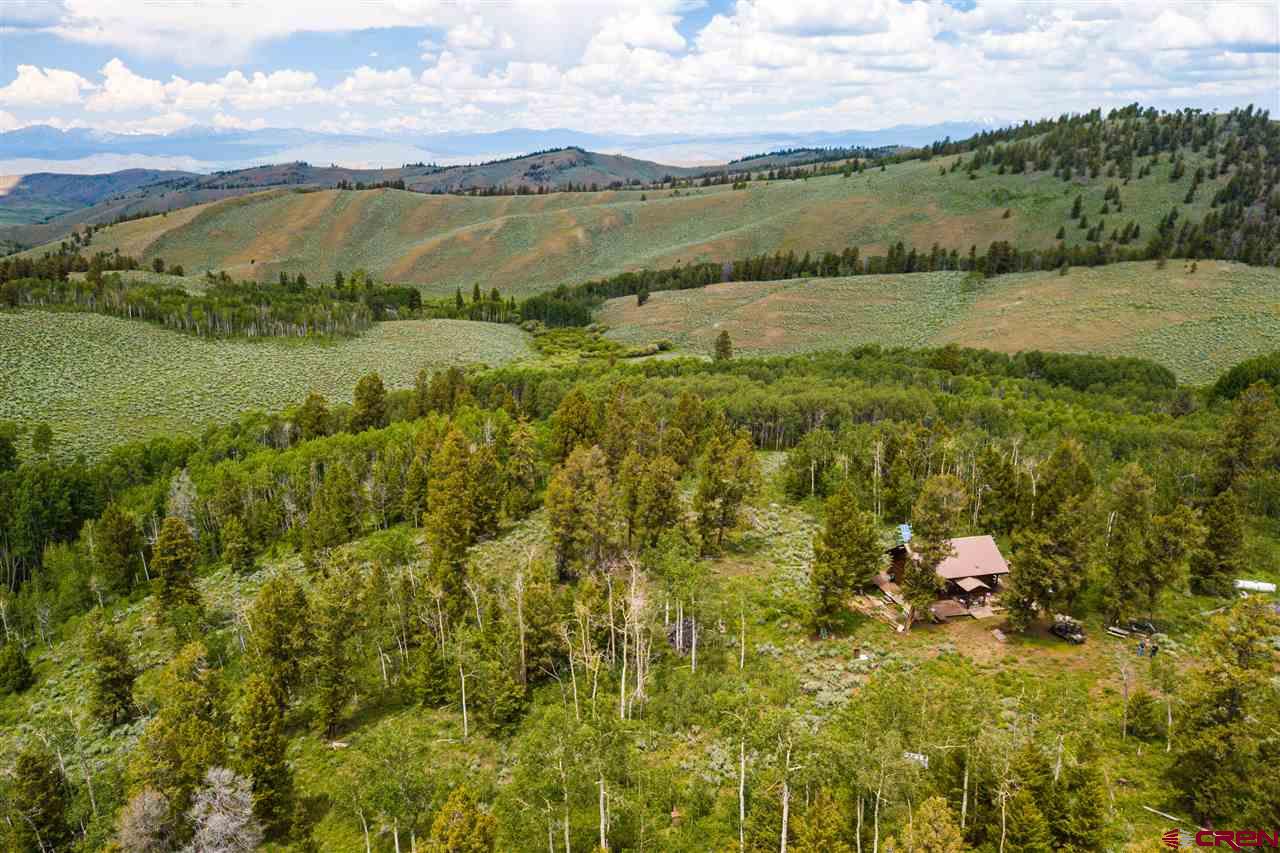 a view of lake with mountain