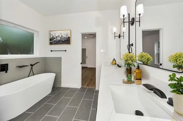 a view of a room with shelf