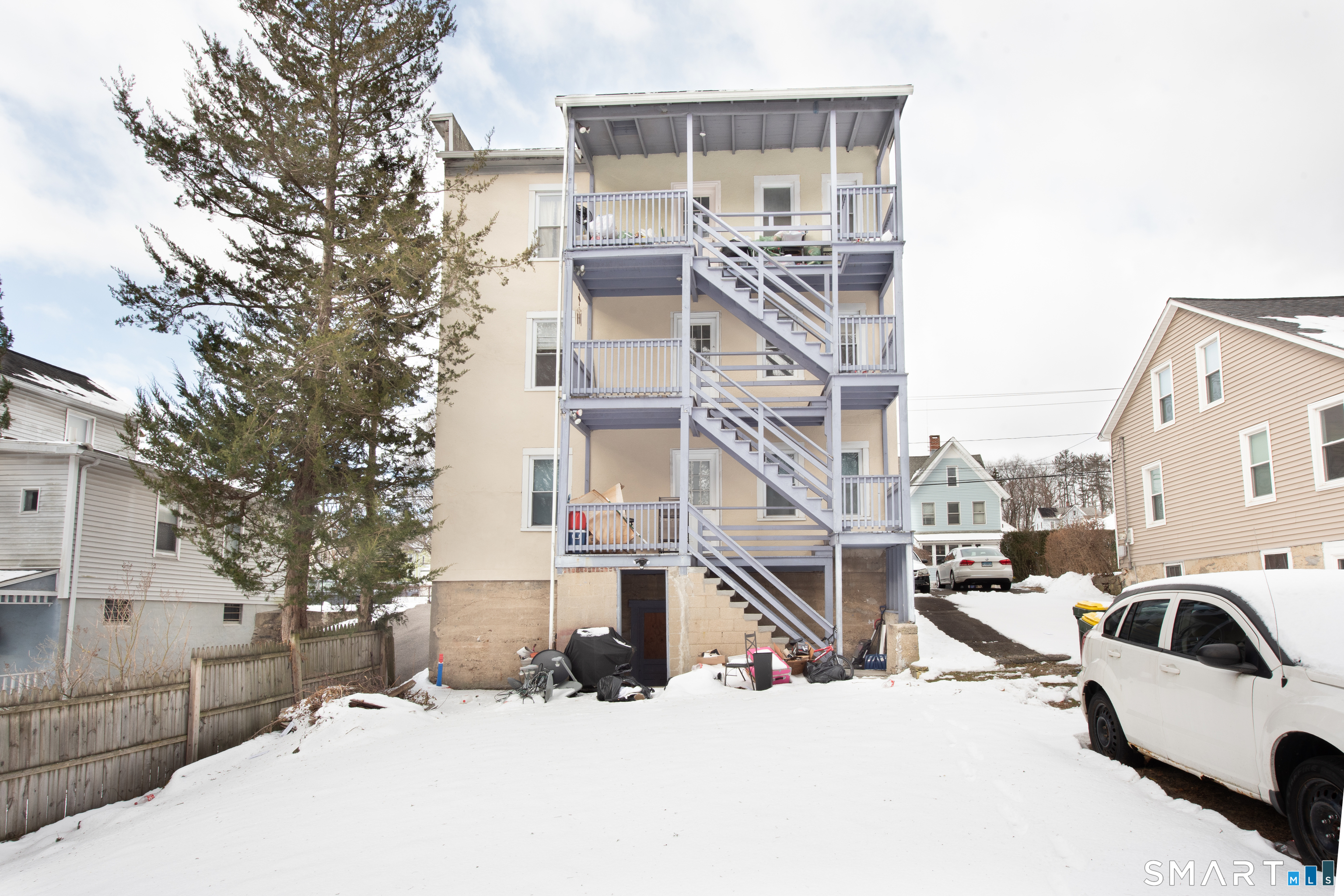 110 Beaver Street Ansonia, CT 06401 - Photo 29 of 31 a view of a large building with a yard
