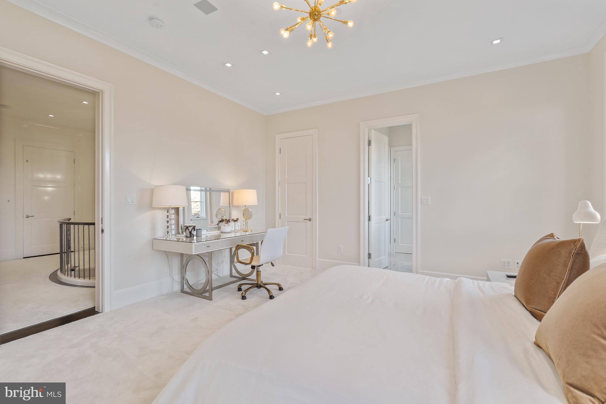 2109 Dunmore Lane Washington, DC 20007 - Photo 49 of 92 a very nice looking room with a large bed