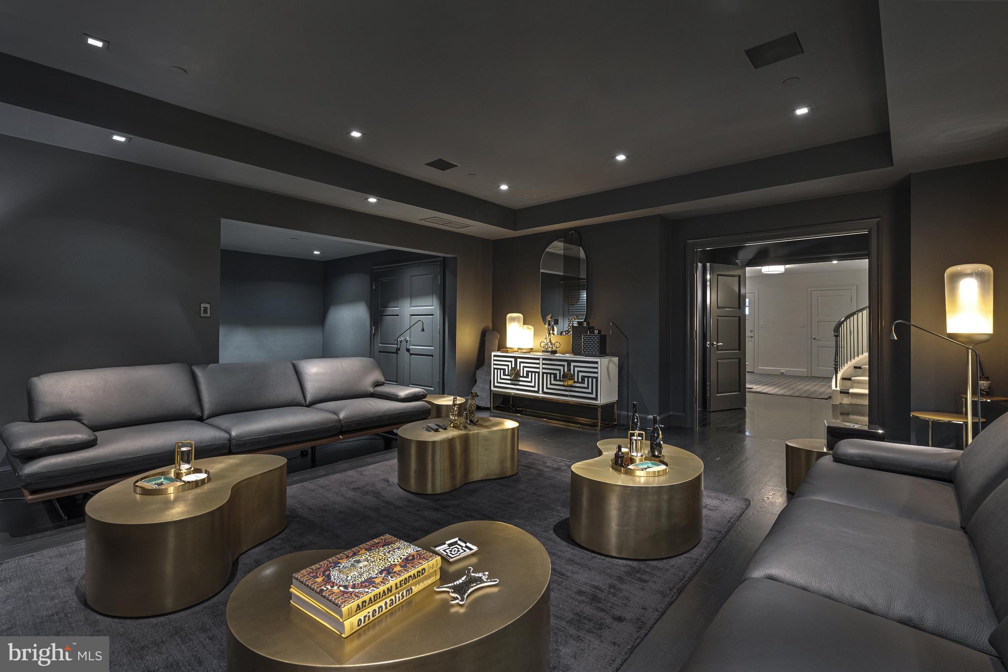 2109 Dunmore Lane Washington, DC 20007 - Photo 69 of 92 a living room with furniture and a mirror