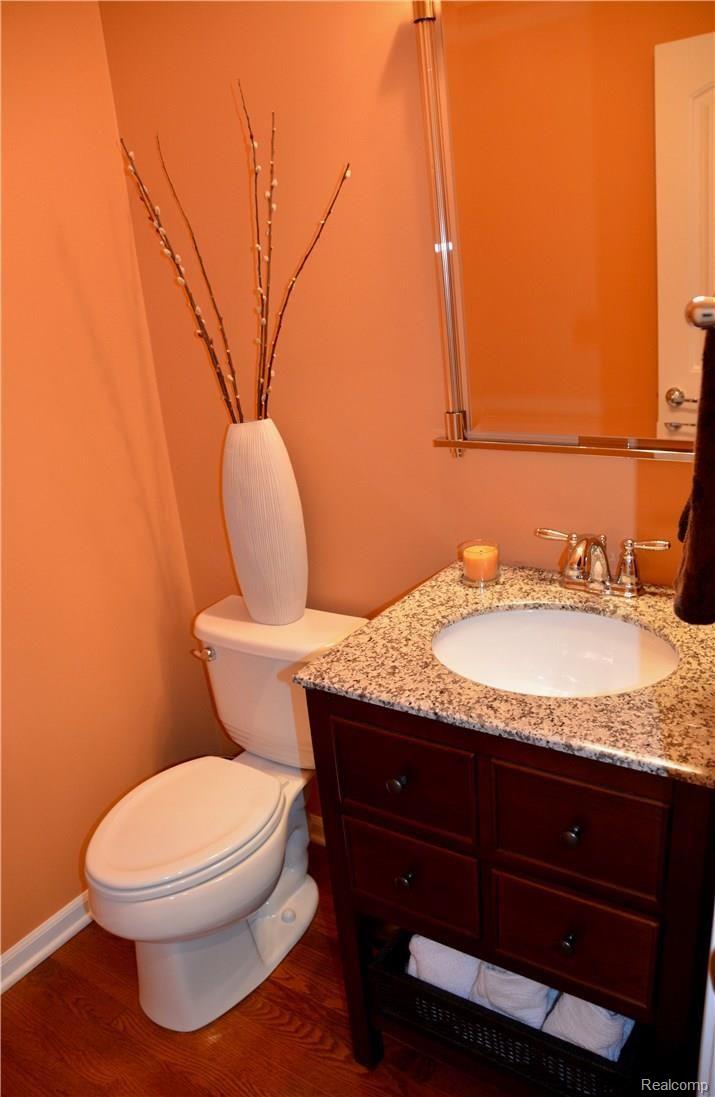 7026 Oakhurst Ridge Road Clarkston, MI 48348 - Photo 16 of 30 Beautiful Powder Room