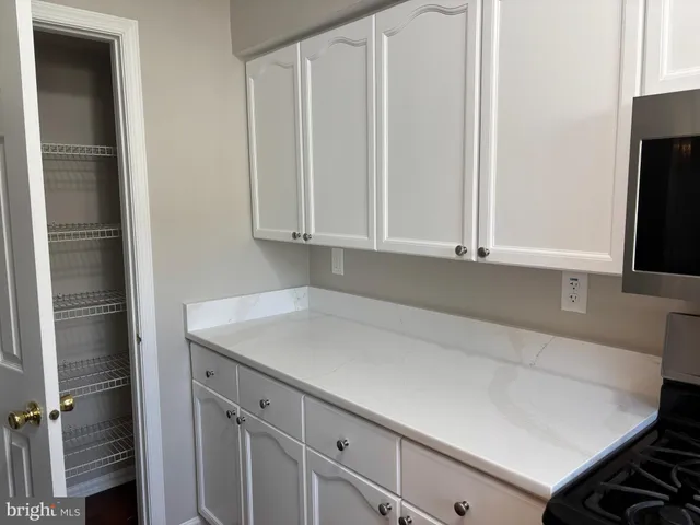 a view of closet area