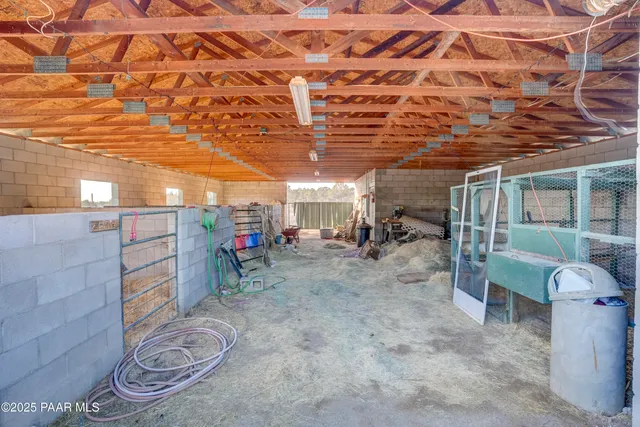 a view of barbecue area with window