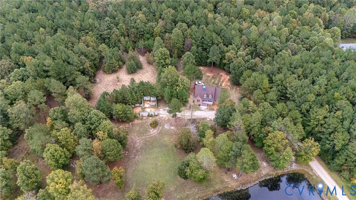 7491 Richmond Road Amelia Court House, VA 23002 - Photo 36 of 39 an aerial view of residential house with outdoor space