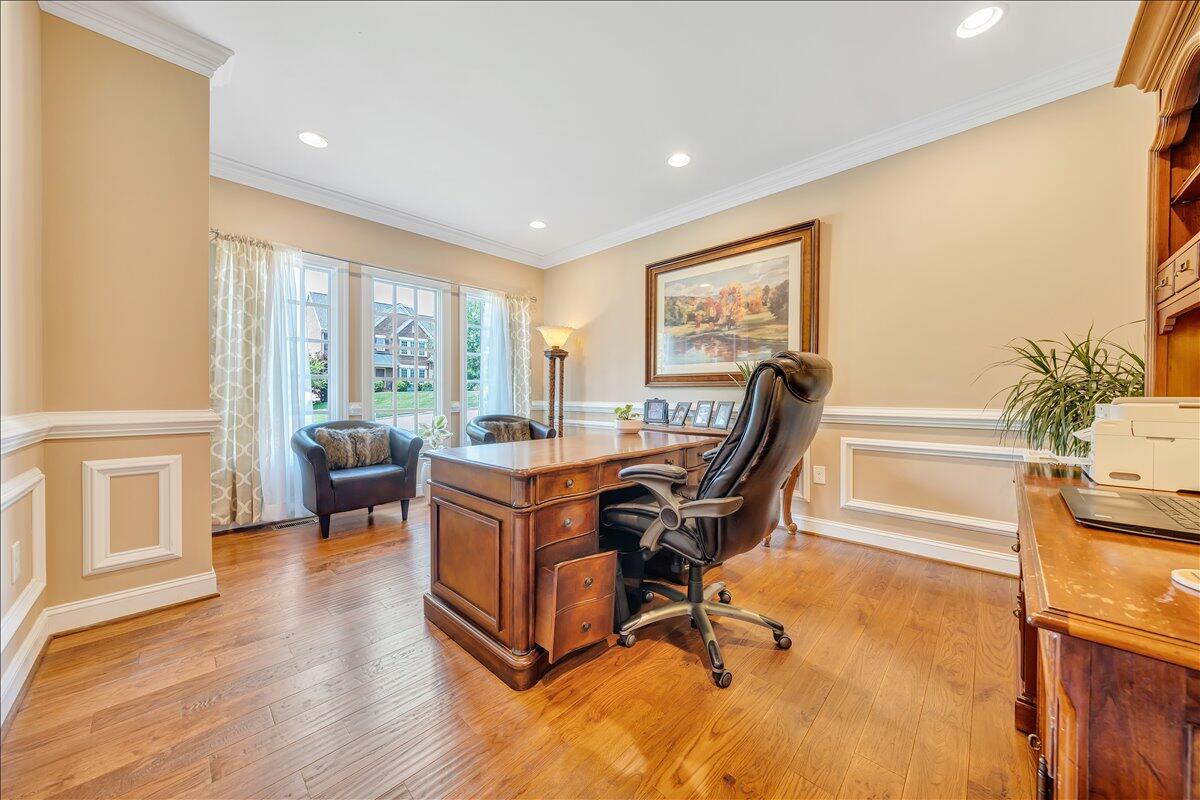 6865 Fairway Ridge Road Salem, VA 24153 - Photo 8 of 86 a view of a workspace with furniture and a window