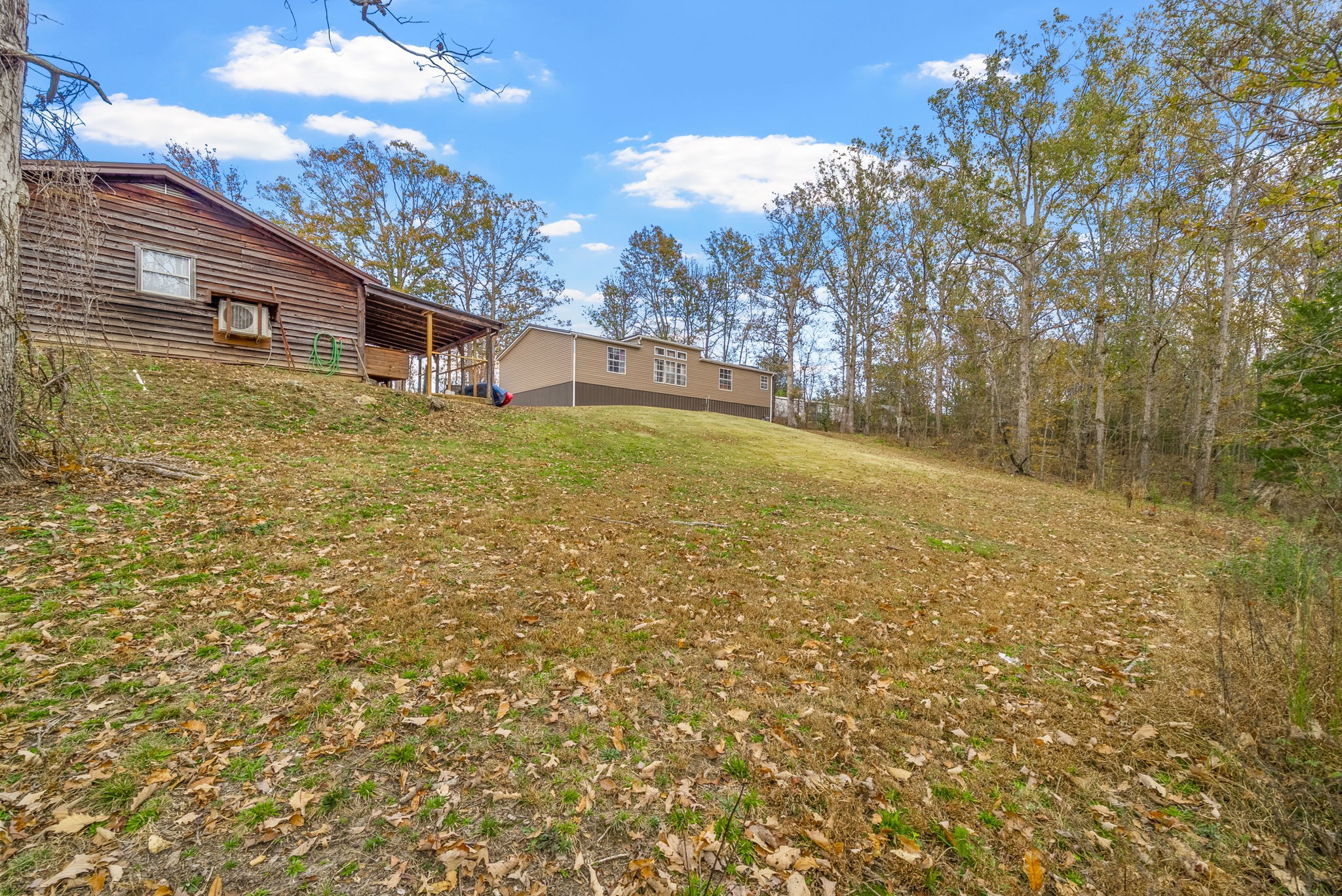 197 Old Homestead Road Big Sandy, TN 38221 - Photo 35 of 59 a backyard of a house with lots of green space
