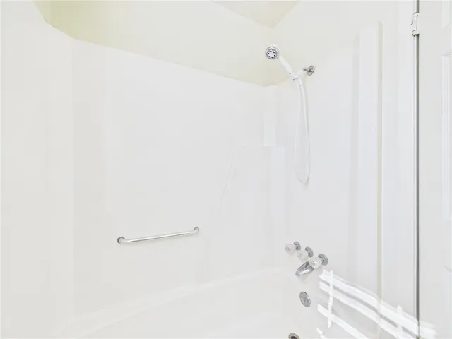 a view of a closet area with empty room