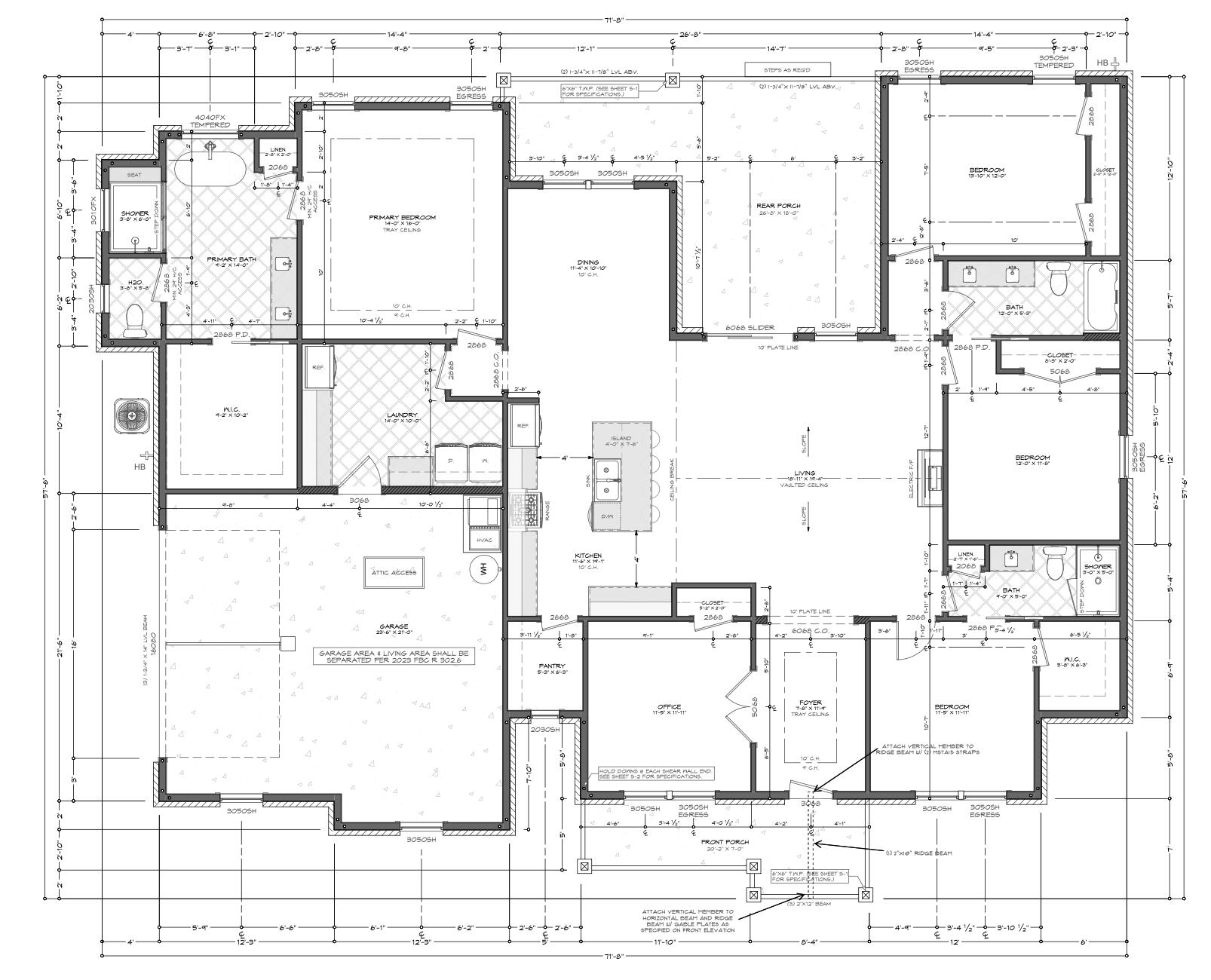 2615 Sorrel Ridge Road Crestview, FL 32536 - Photo 6 of 6 Floorplan