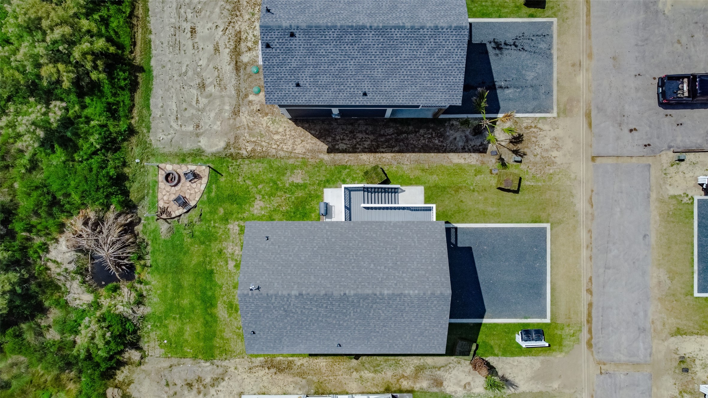 1052 Johnson Road Port Bolivar, TX 77650 - Photo 40 of 40 an aerial view of a house with garden