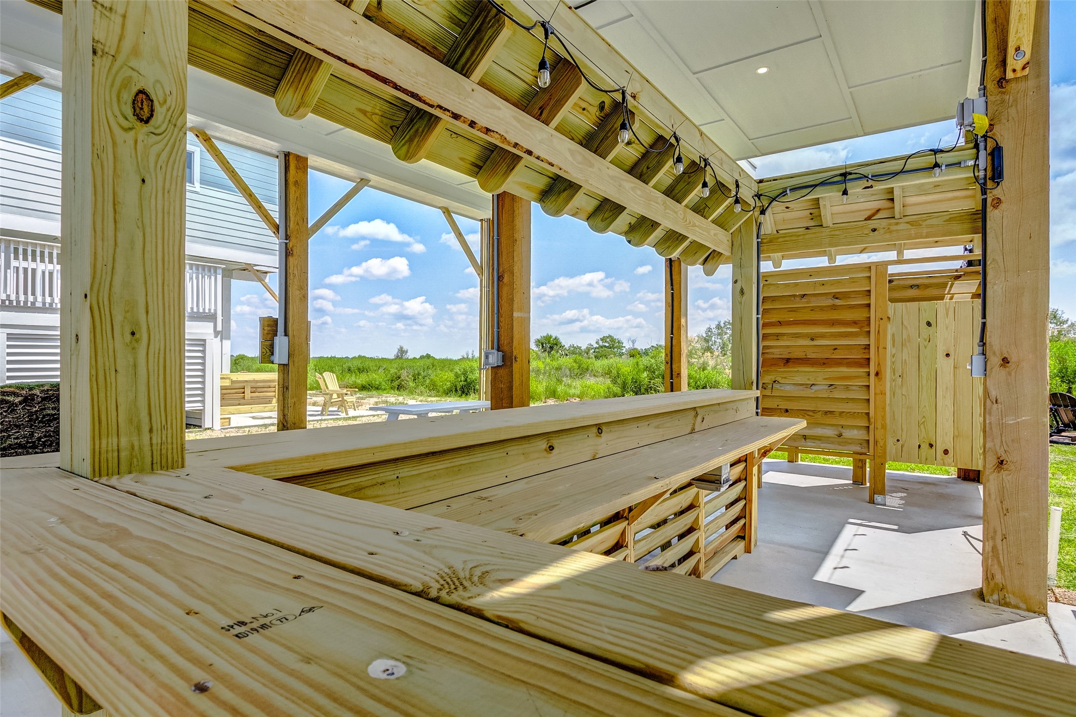 1052 Johnson Road Port Bolivar, TX 77650 - Photo 4 of 40 a view of swimming pool with outdoor seating