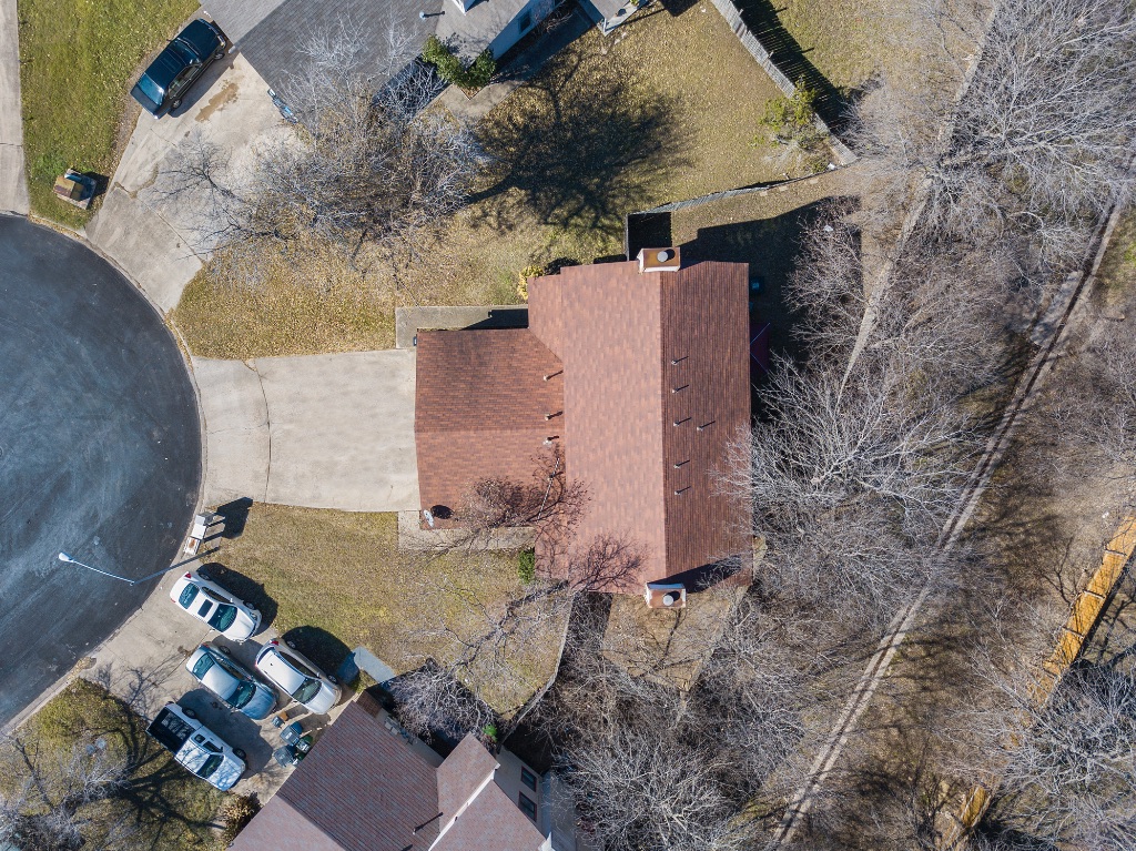 9203 Kempler Drive, Unit B Austin, TX 78748 - Photo 3 of 26 an aerial view of a house with a yard